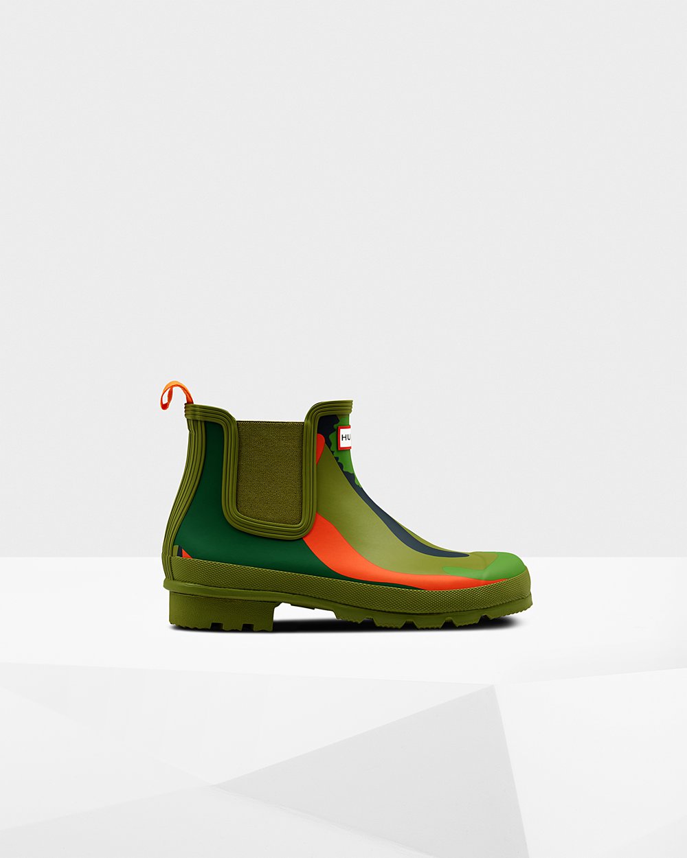 Botas Chelsea Hunter Homem Verdes - Original Rockpool Camo - 25FBQCVNT